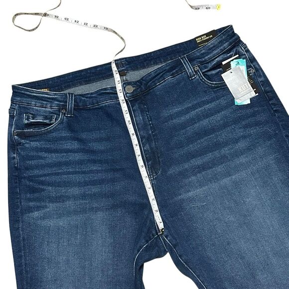 KUT FROM THE KLOTH NWT Medium Wash Amy Frayed Hem High Rise Boyfriend Jeans 24W - Picture 11 of 15